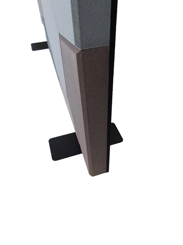 Fluffo HOP moderní akustická nástěnná dekorace béžová do kanceláře a obýváku 110x70 cm