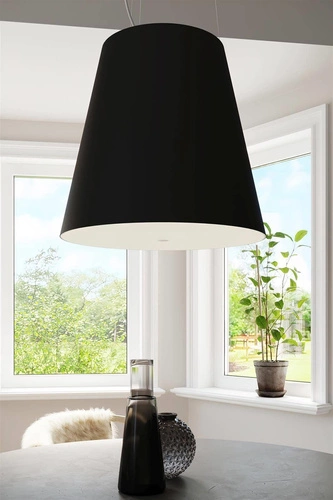 Moderní černý lustr GENEVE 50 do obýváku a jídelny 3světelný Sollux Lighting