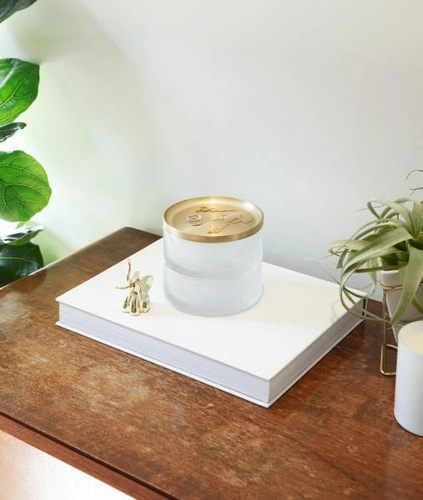 Šperkovnice/kontejner Tesora Glass zlatá