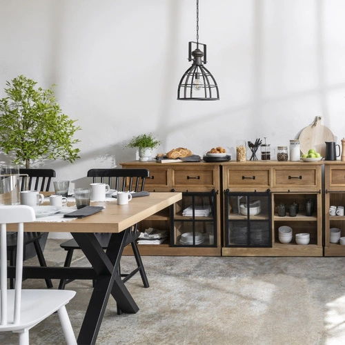 Závěsné svítidlo Niko vintage loft mosaz do obývacího pokoje a jídelny 40,5 cm