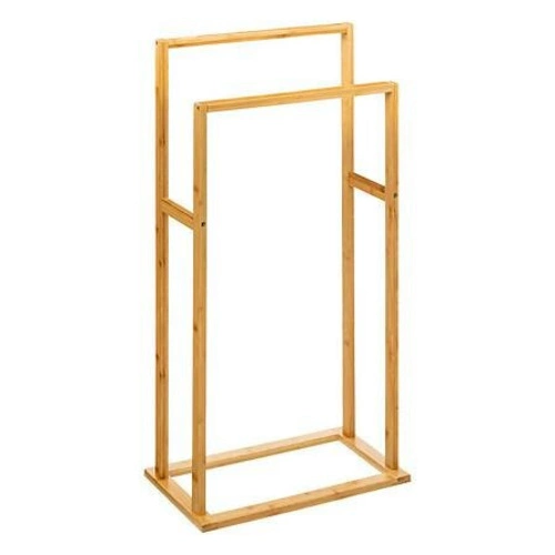 Stojanový bambusový držák na ručníky do koupelny 5five simply smart přírodní moderní