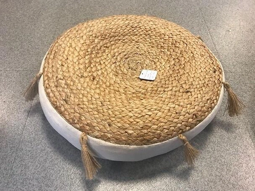 Dekorační kulatý jutový polštář Ritual Atmosphera boho do obýváku a jídelny 38 cm