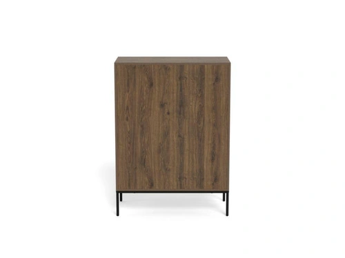 Komoda Palmdale kouřový dub se zásuvkami na nožičkách do obývacího pokoje