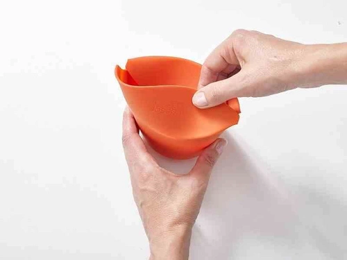 JJ - Sada 2 nádob na popcorn, M-Cuisine oranžová/šedá