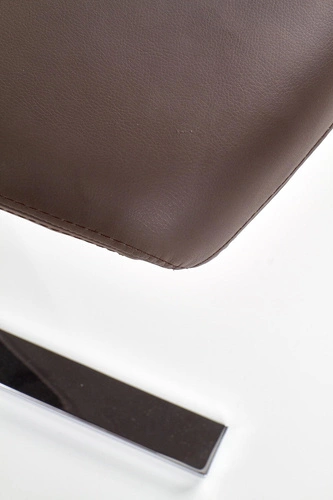 Čalouněná židle Georgia hnědá ekokůže do jídelny moderní Intesi