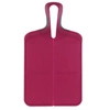 Flexibilní plastové kuchyňské prkénko Intesi bordó na krájení zeleniny a ovoce do myčky