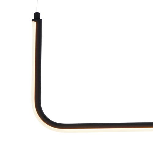 Moderní závěsné LED svítidlo MINIMA-1 černé 80 cm nad jídelní stůl do obýváku