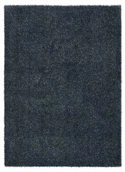 Vlněný modrý shaggy koberec Quartz 170x240 moderní do obýváku a ložnice snadný na údržbu