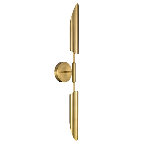 Nástěnné svítidlo MIKA-2 zlaté moderní 76 cm Step into Design do obýváku a ložnice