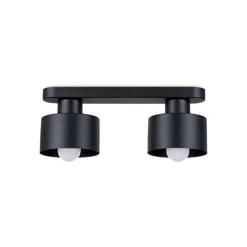 Stropní svítidlo SAVAR 2 černé moderní kovové do kuchyně a obýváku SOLLUX LIGHTING
