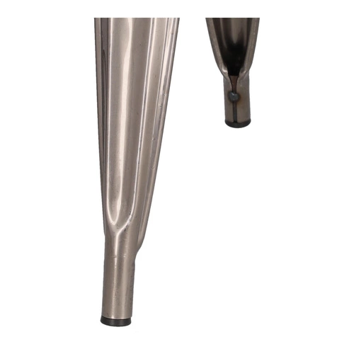 Jídelní kovová židle Paris Wood D2.DESIGN s dřevěným sedákem v industriálním stylu