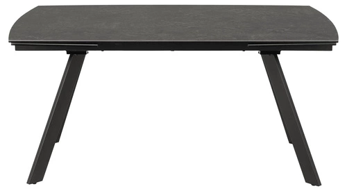 Rozkládací jídelní stůl Blackburn 160–240 cm černý keramický moderní Actona