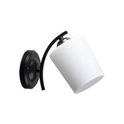Nástěnné svítidlo Esnyr lampa chrom+černá 1x40 E27 difuzor bílý