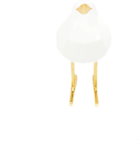 Dekorativní figurka Love Bird XL bílá glamour na komodu nebo jako dárek do obývacího pokoje HV decor