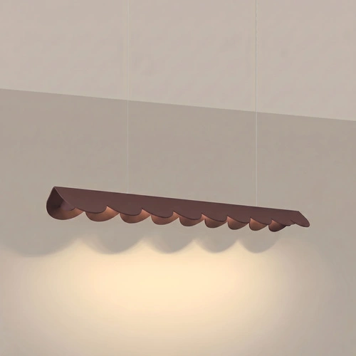 Závěsné svítidlo BISCUIT 100 LED hnědé nastavitelné nad ostrůvek