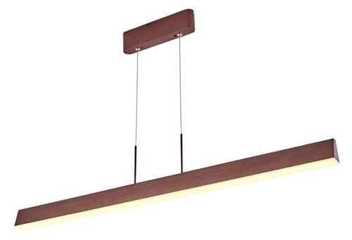 Závěsné LED svítidlo Coconut hnědé 100 cm moderní do obýváku a nad stůl