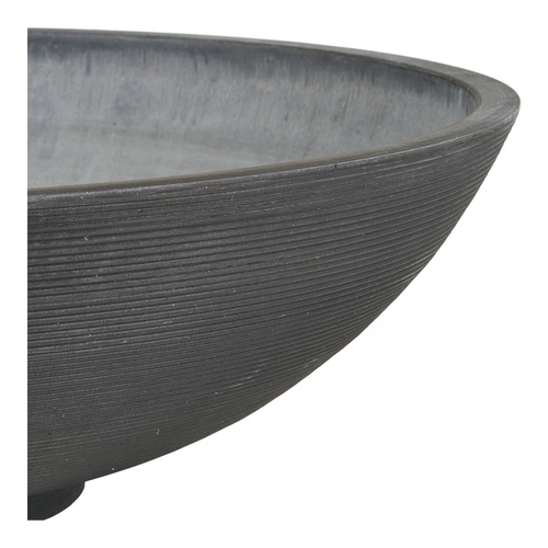 Miska Fleuriste – mísa na vodní květy, tmavě šedá