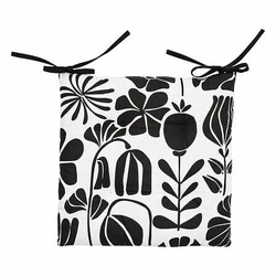 Polštářek pro židle Twisted Lime white/black