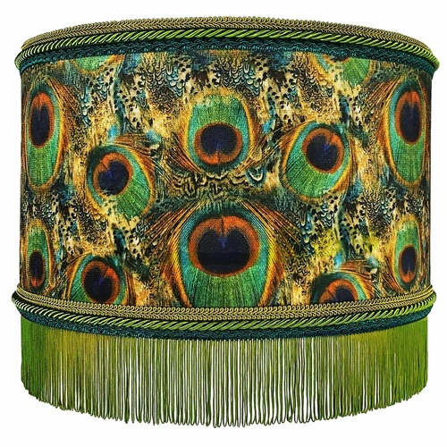 Závěsné svítidlo Aguila N 1 sametové boho 45 cm Las Plumas do obýváku nebo nad stůl