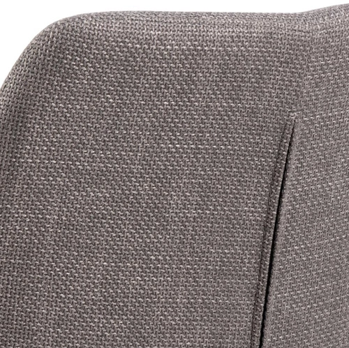 Jídelní čalouněná židle Lizzy Actona s područkami šedá moderní skořepinová