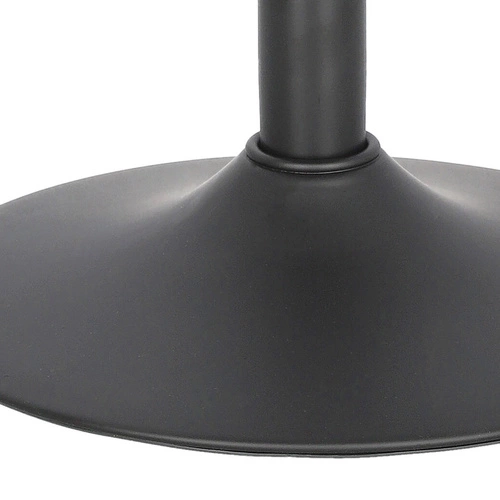 Barová židle Dafne VIC černý samet s opěradlem, výškově nastavitelná, otočná ke kuchyňské lince a ostrůvku