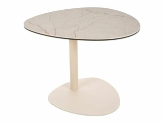 Stanton Intesi oválný konferenční stolek moderní béžový kašmír do obýváku