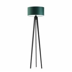 Podlahová lampa Miami stínidlo zelené stojan dub