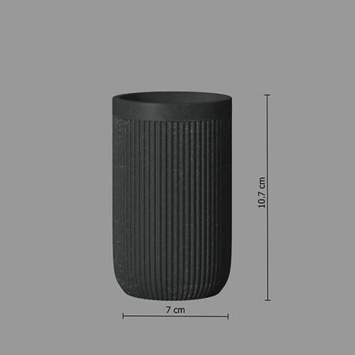 Kelímek na zubní kartáčky Onyx black