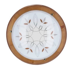 Stropní svítidlo Rustica 40 kulaté dřevěné dubové do jídelny a předsíně CANDELLUX