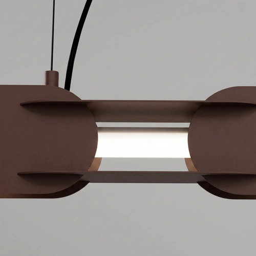 Závěsné LED svítidlo CHAIN 91 hnědé moderní nad stůl