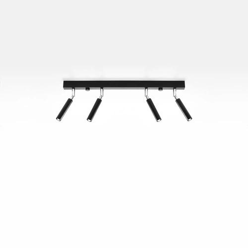 Stropní svítidlo Eyetech 4 černé moderní kovové do obýváku a kuchyně Sollux