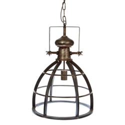 Závěsné svítidlo Niko vintage loft mosaz do obývacího pokoje a jídelny 40,5 cm