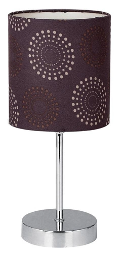 Stolní lampa Emily 1x40W E14 hnědá