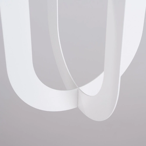 Moderní závěsné svítidlo NICUS 3P bílé do obýváku a jídelny trojité kovové