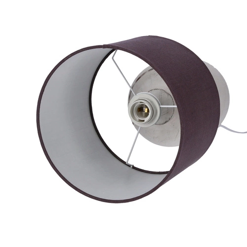 Keramická stolní lampa Walia 1 světle šedá s textilním stínidlem do ložnice a obýváku 40 cm CANDELLUX
