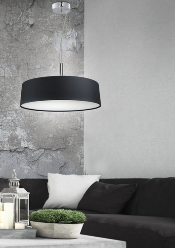 Závěsná lampa Blum 3x60W E27 černá