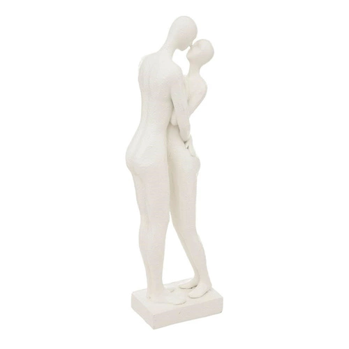 Dekorační figurka Couple Atmosphera bílá moderní do ložnice nebo jako dárek 33 cm
