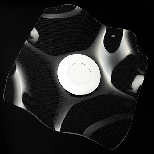 LED stropní svítidlo Velo no.2 chrom 50 cm glamour moderní do obýváku a ložnice ALTAVOLA DESIGN