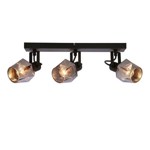 Stropní svítidlo Randi moderní černé 3bodové nastavitelné do kuchyně a jídelny