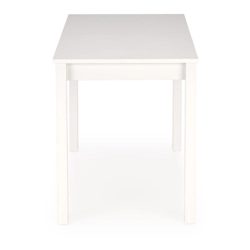 Rozkládací jídelní stůl Nigot bílý moderní obdélníkový 100-135x60 cm do kuchyně a jídelny Intesi