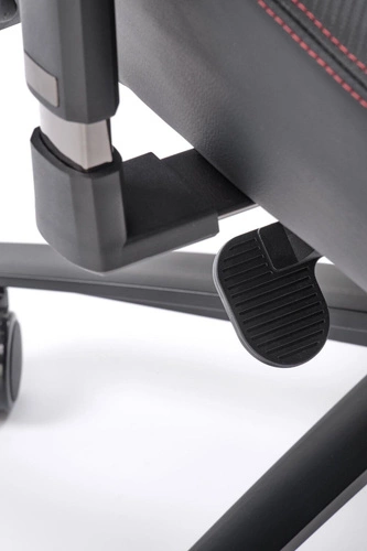 Herní křeslo Zargor černé ergonomické kožené otočné s podhlavníkem k psacímu stolu