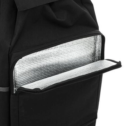 Nákupní vozík s 6 koly černý