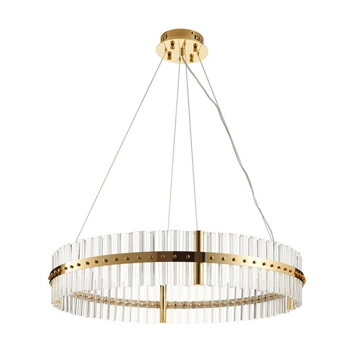 Závěsné LED svítidlo AURA Step into Design zlaté 85 cm do obýváku a nad stůl