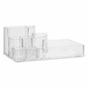 Transparentní organizér na make-up Selena s 8 přihrádkami na toaletní stolek 5five