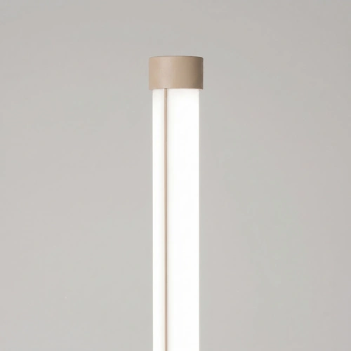 TRANG moderní LED stojací lampa do obývacího pokoje taupe 4000K