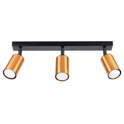 Stropní svítidlo WINX 3 černá měď moderní do obýváku a ložnice Sollux Lighting