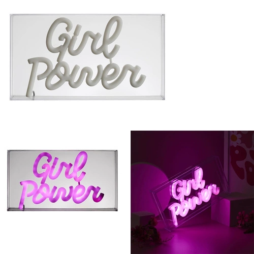 Lampička Girl Power Neon LED