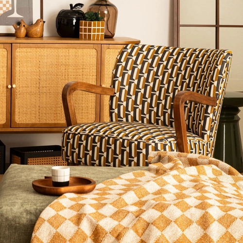 Křeslo Chiara hnědé