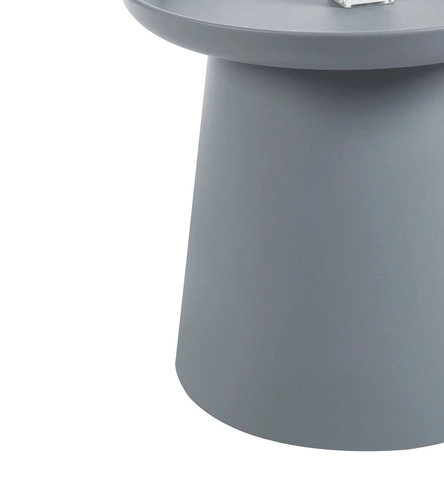 Kulatý konferenční stolek Xena 50 cm šedý moderní skandinávský do obýváku Intesi