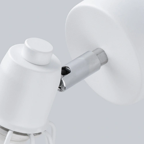 Nástěnné svítidlo ARTEMIS 1 bílé moderní kovové s otočným stínidlem do obýváku a ložnice